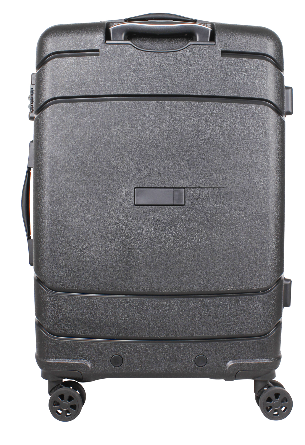 LEX 3tlg. PP Reisekoffer Set Trolley Reisetasche mit TSA Zahlenschloss Schwarz