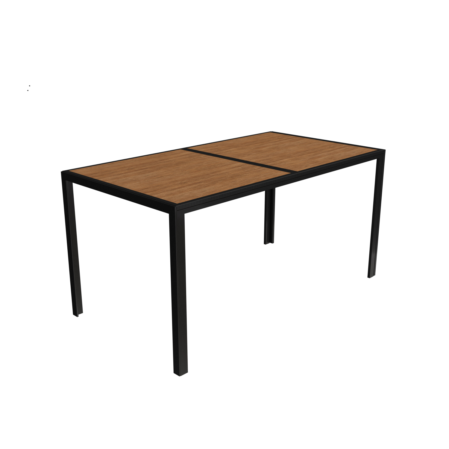 Tisch Gartentisch Esstisch Outdoor Tisch Holzoptik Gartenmöbel 150 cm