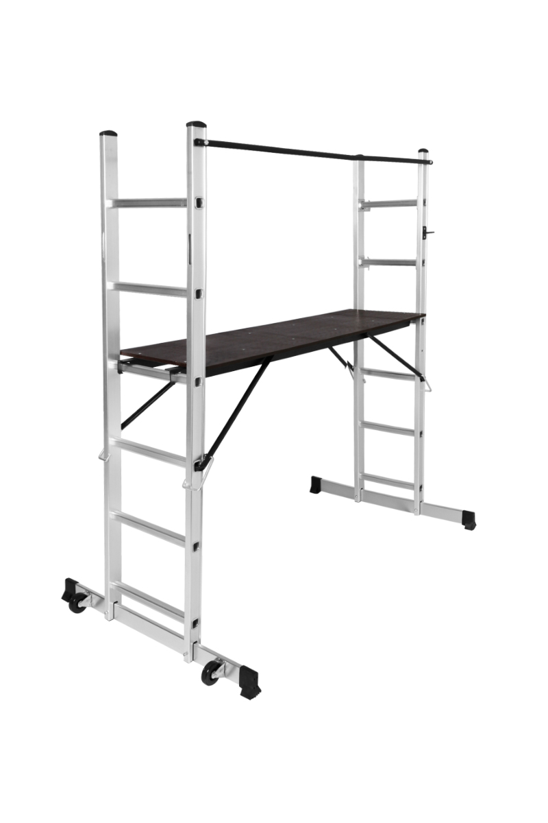 Aluminium Mehrzweckleiter Arbeitsgerüst Baugerüst Arbeitsbühne Klapp/Stehleiter