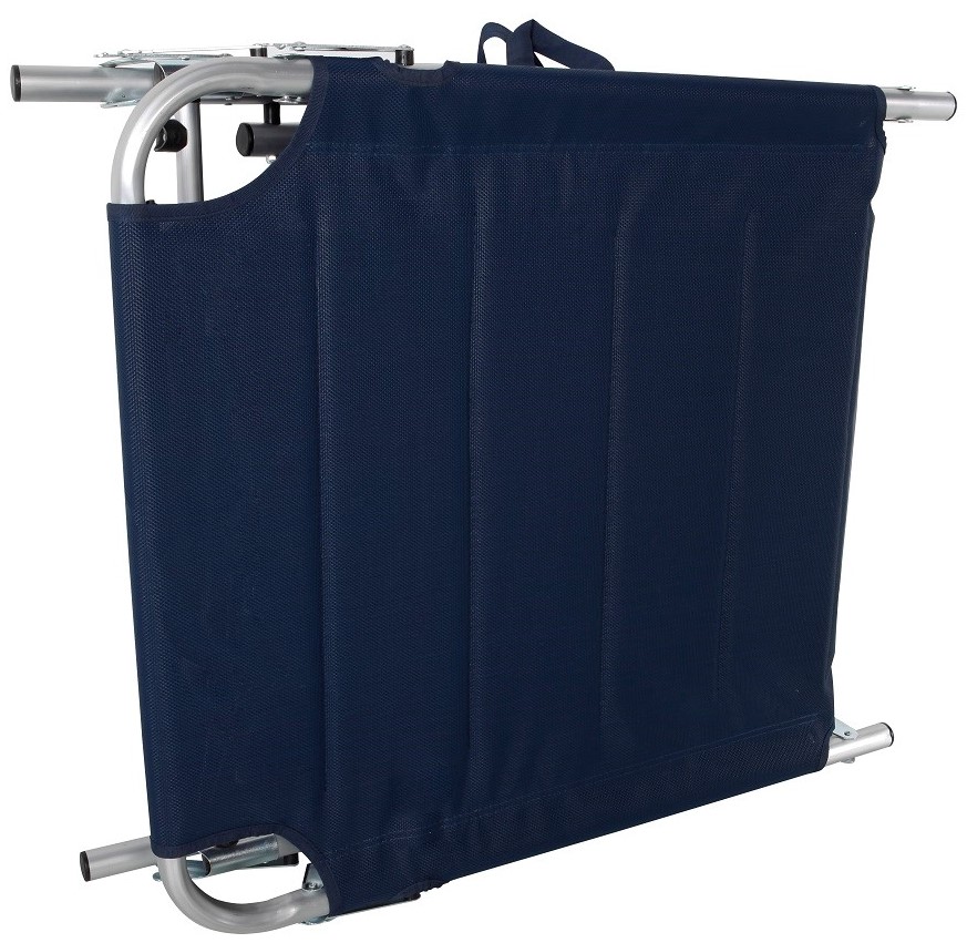 2er-Set XXL Aluminium Gartenliege Sonnenliege gepolstert Kopfkissen 2 m klappbar