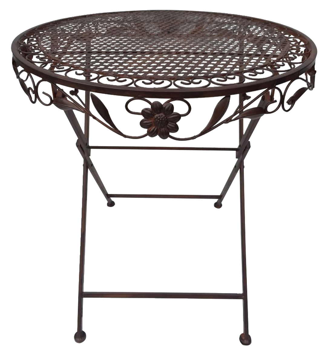 Terrassen Set Gartenset Bistroset Sitzgruppe Gartenmöbel klappbar Deko braun 3tlg.