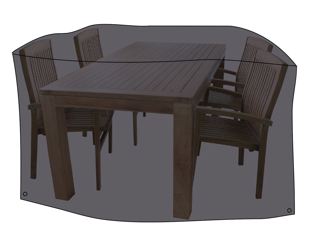 Schutzhülle für Sitzgruppe Wetterschutz Tragetasche Abdeckhaube 230x135x70 cm