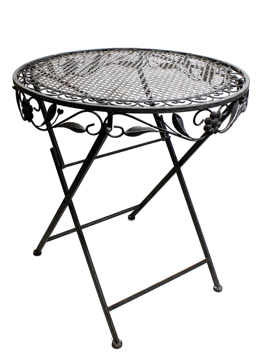Terrassen Set Gartenset Bistroset Sitzgruppe Gartenmöbel klappbar Deko grau 3tlg.