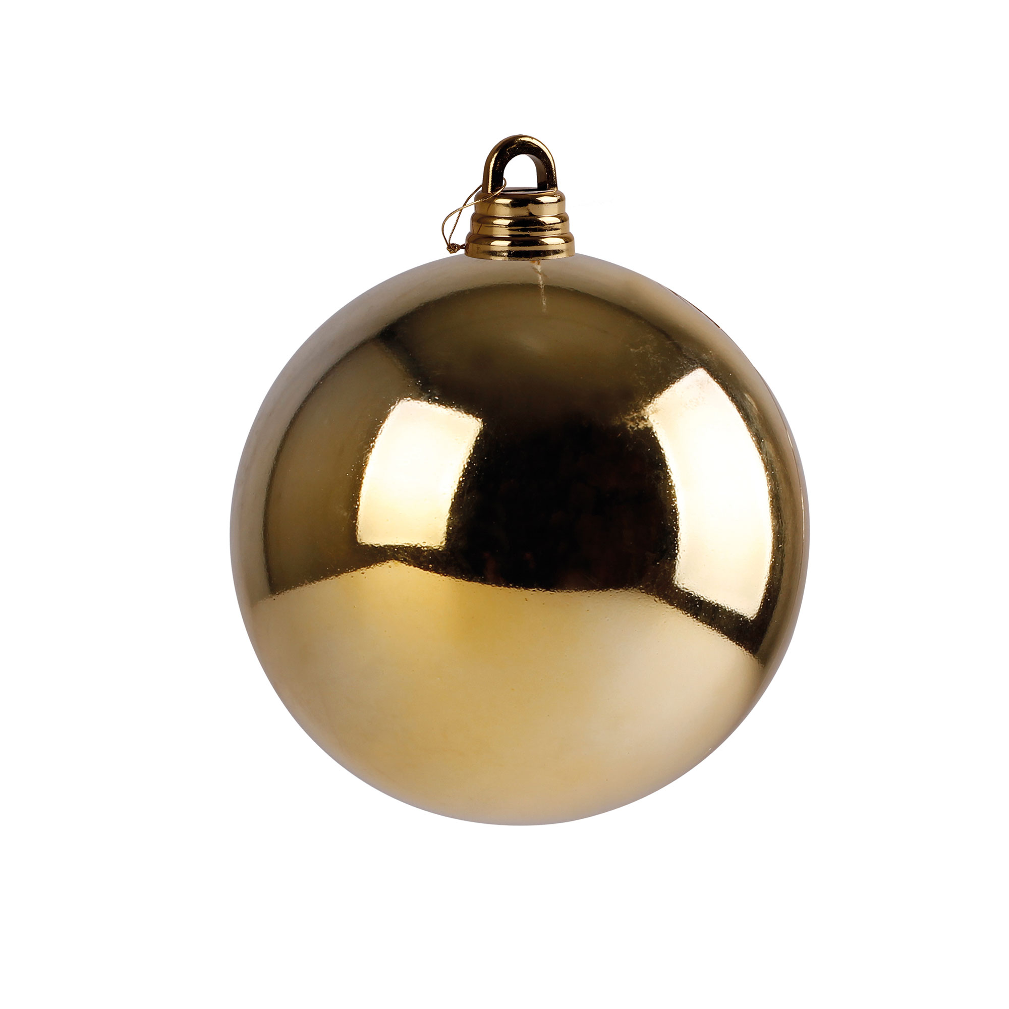 Christbaumkugel gold Weihnachtskugel ⌀ 25 cm Baumschmuck Deko-Kugel glänzend