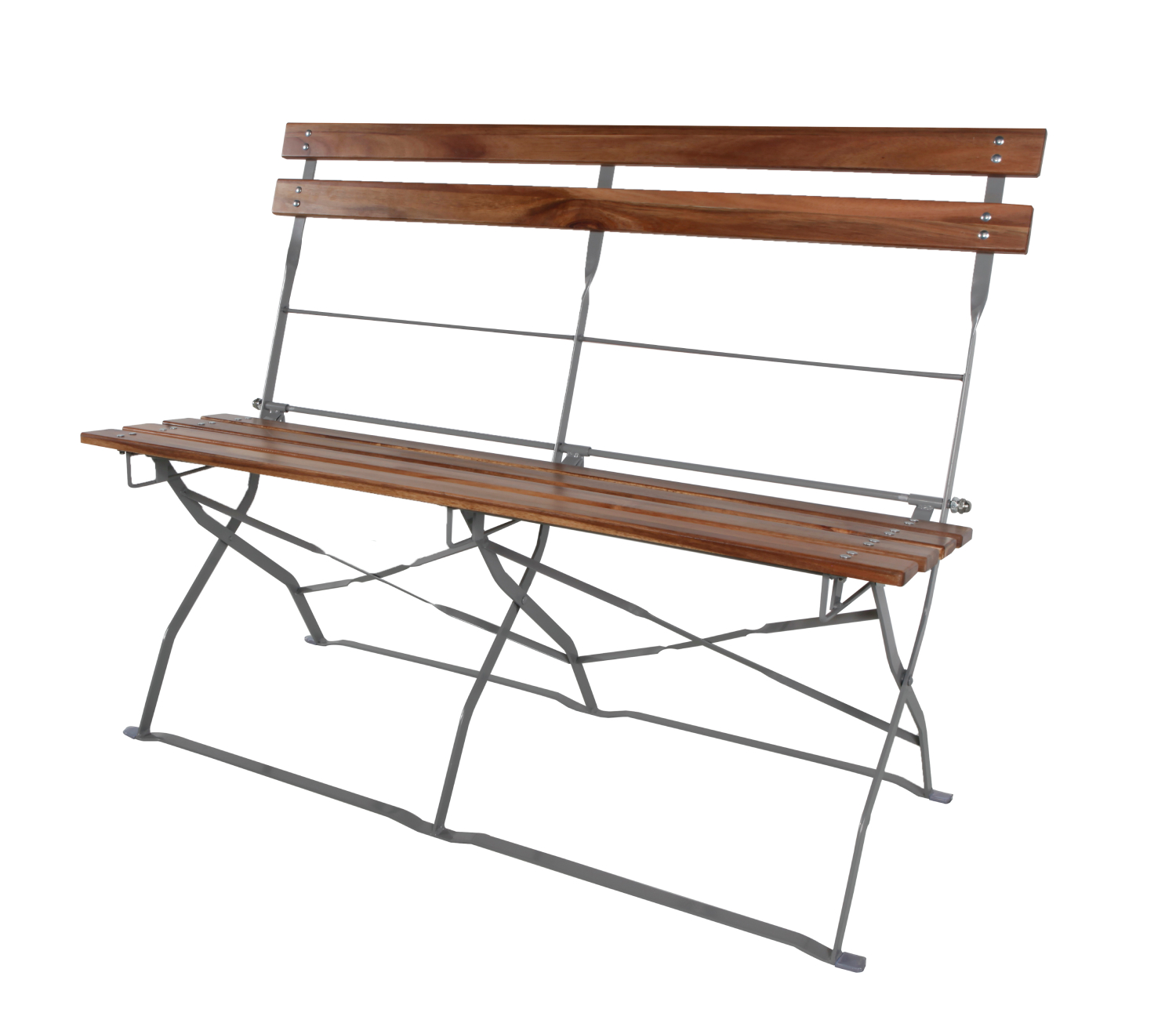 Biergartenbank Gartenbank Holzbank Biergartenmöbel klappbar Akazie  Bank 110 cm