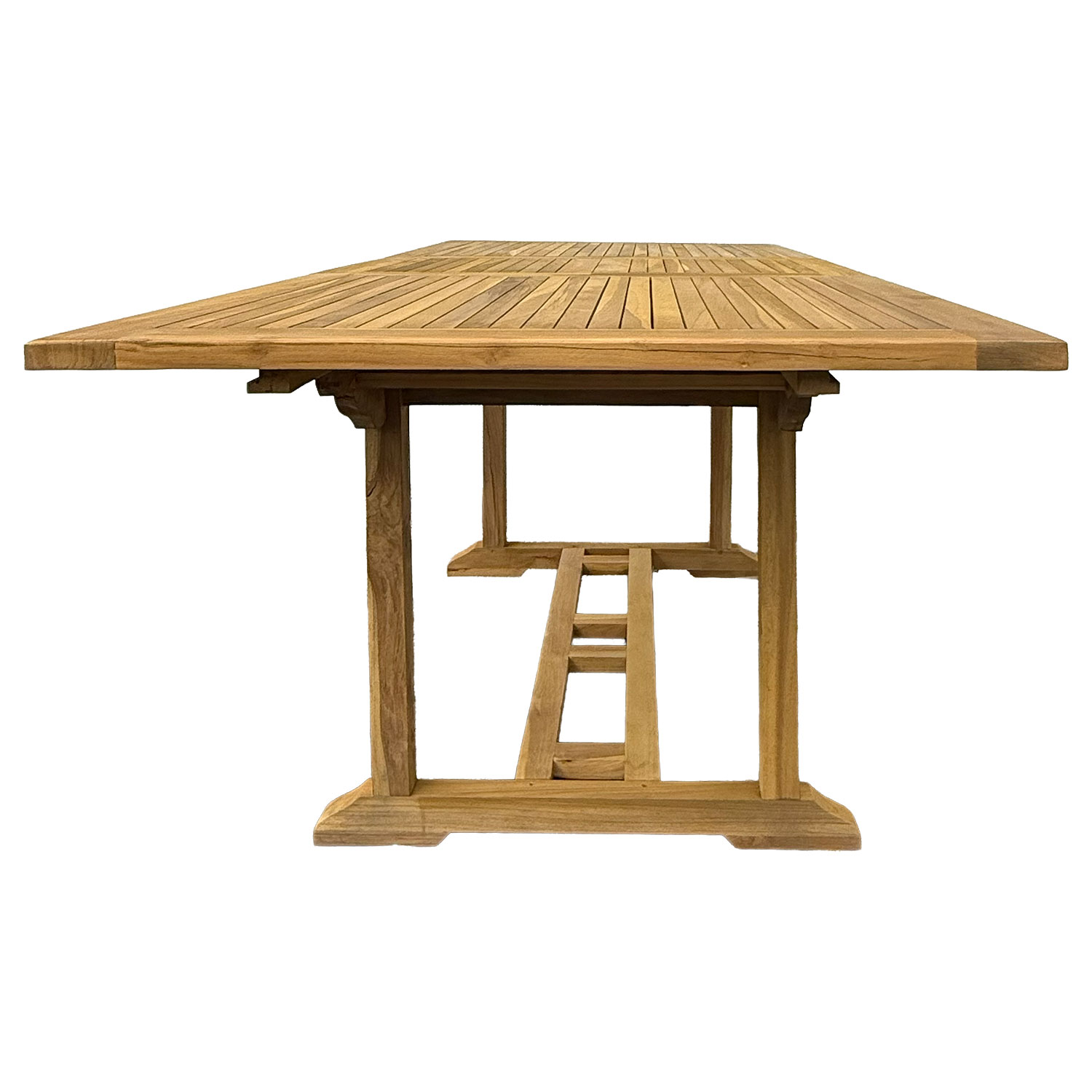 Teak Tisch Gartentisch Garten ausziehbar Esstisch Holztisch rechteckig 170/120cm