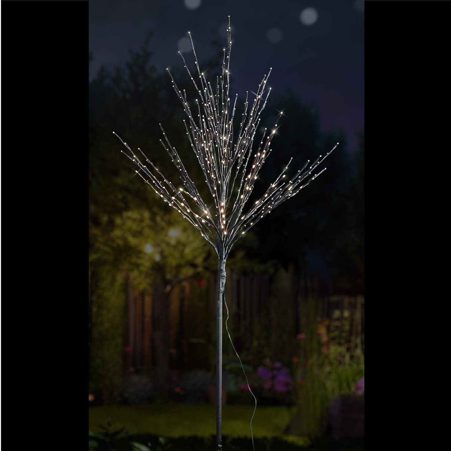 Lichterbaum Lichterkette Leuchtbaum 450 LEDs Batterie warmweiß