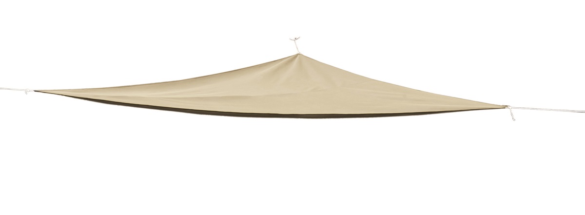 Sonnensegel 5x5 m UV30+ Sonnenschutz Sonnendach wasserabweisend beige