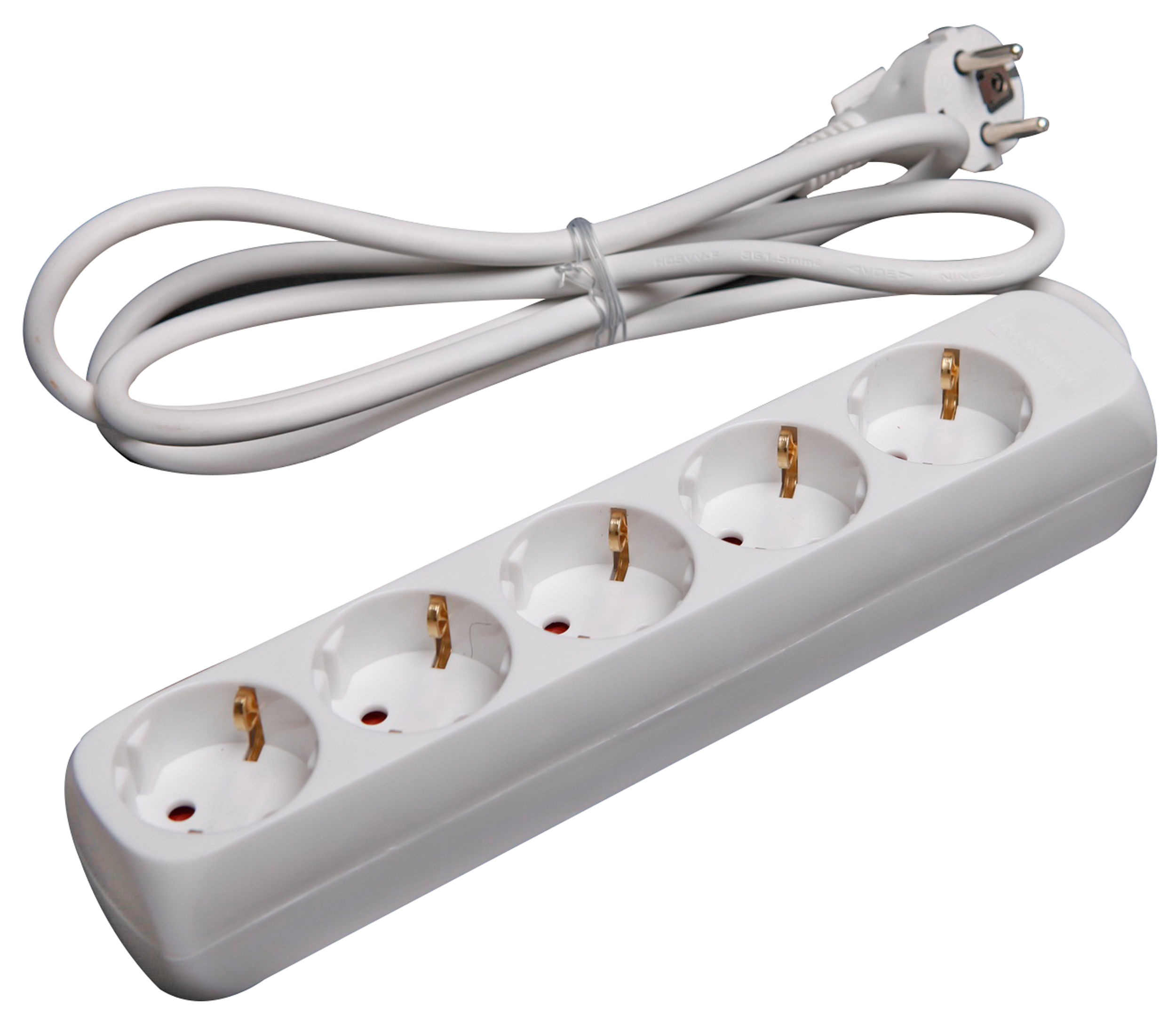2er Set 5-fach Steckerleiste Steckdosenleiste Mehrfachstecker Stromleiste