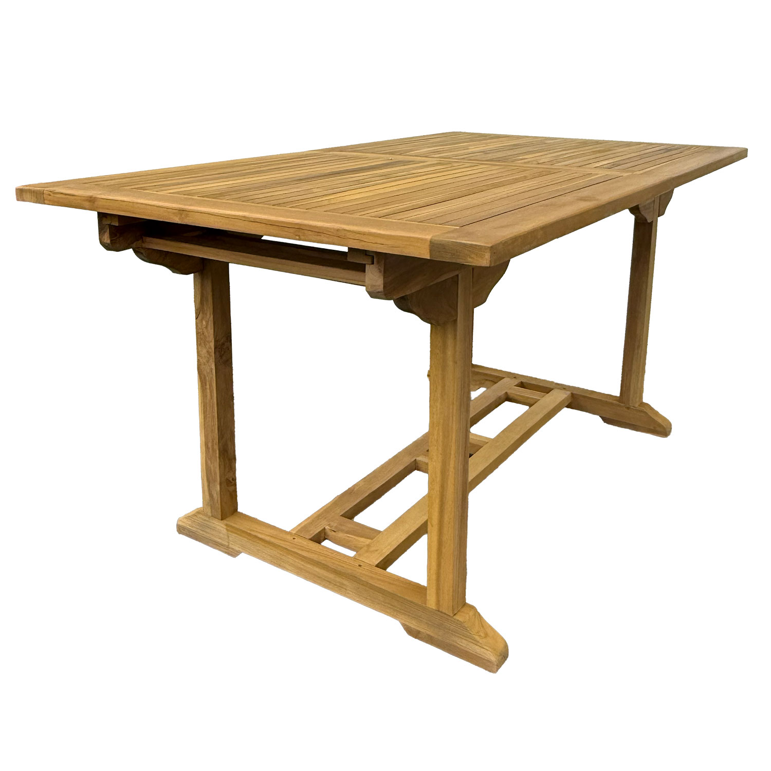 Teak Tisch Gartentisch Garten ausziehbar Esstisch Holztisch rechteckig 170/120cm