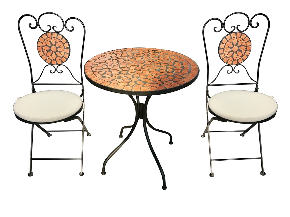 Mosaik Set Gartenset Gartengruppe Gartenmöbel Sitzgruppe klappbar Sitzkissen