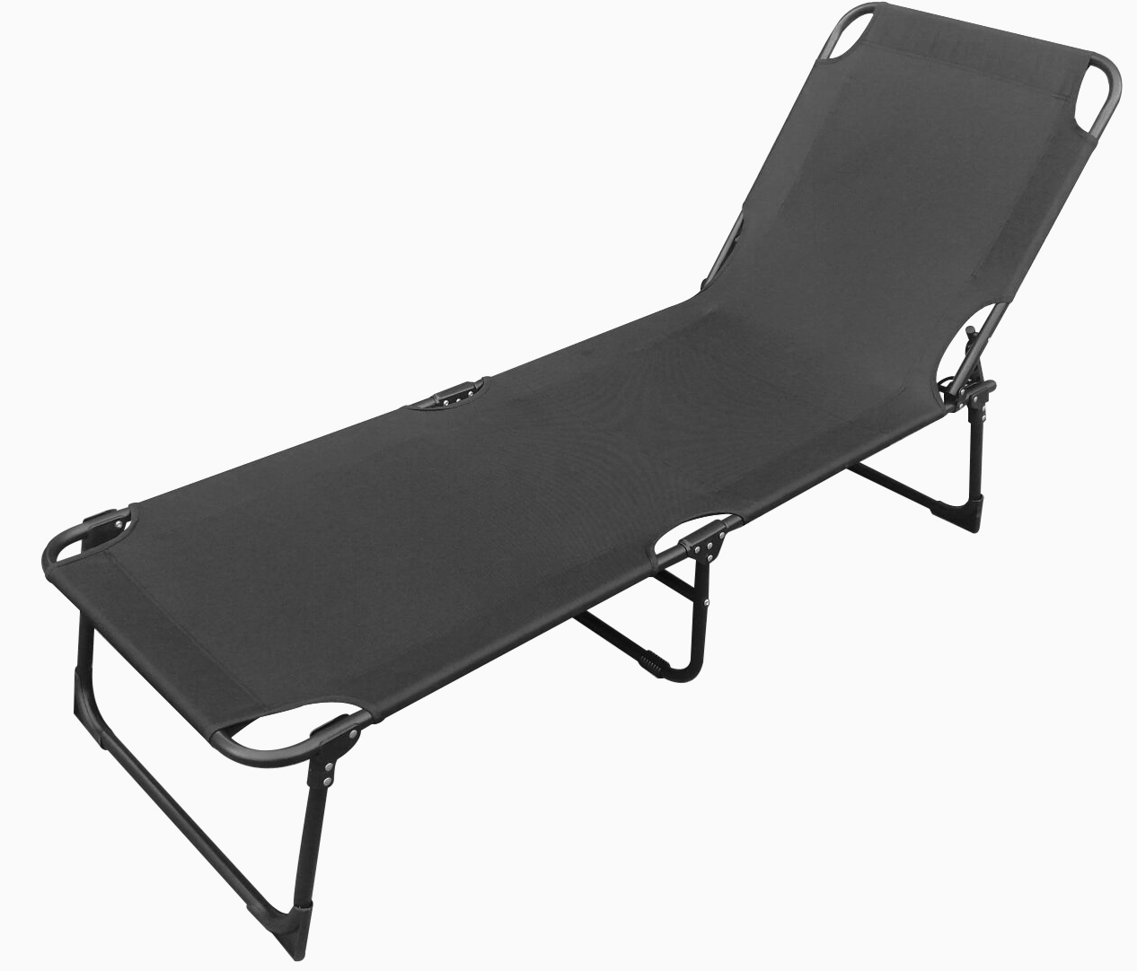 2er-Set Gartenliege 3-Bein Sonnenliege klappbar Strandliege Liegestuhl 188cm