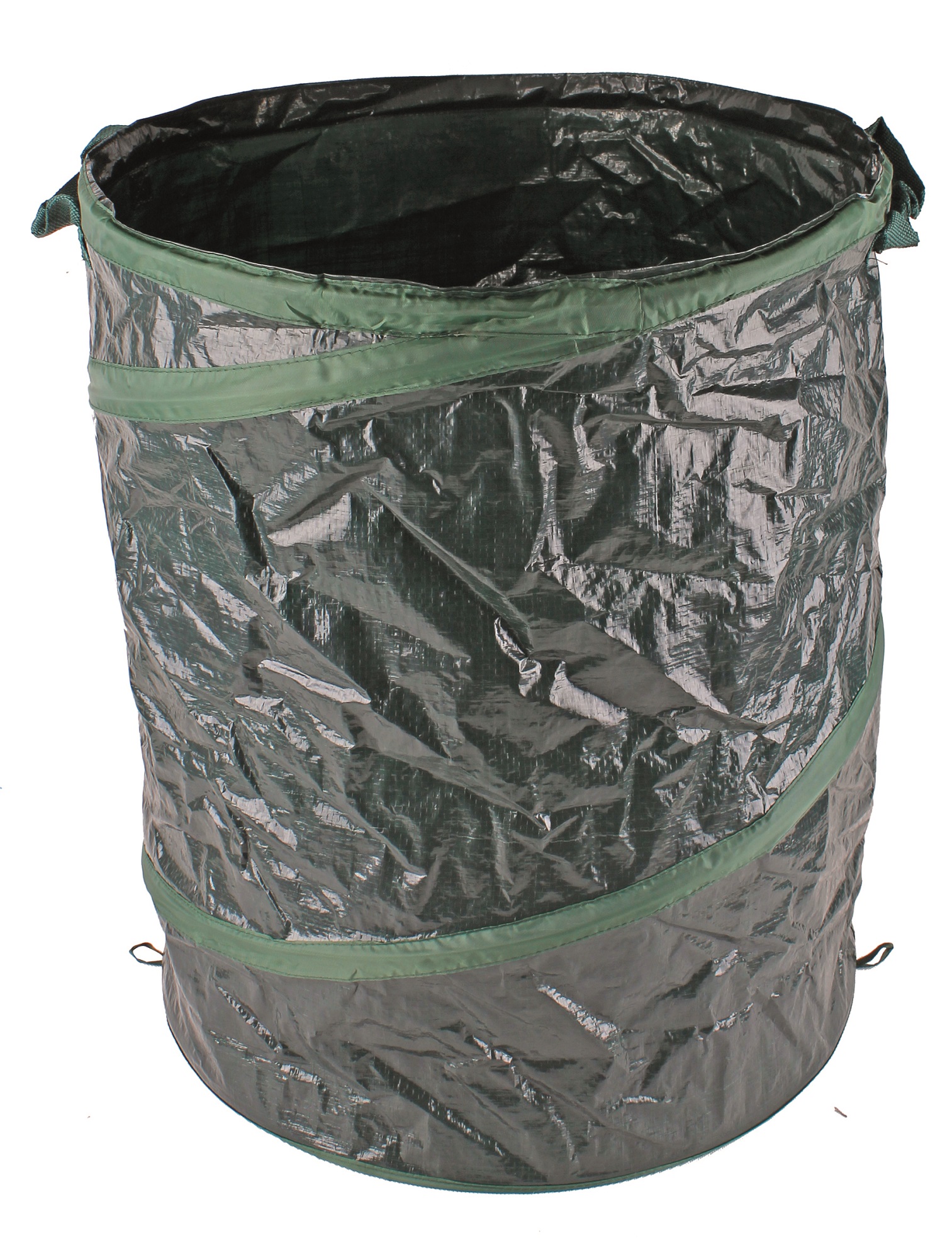 Gartenabfallsack Laubsack faltbar Pop Up 90L Gartensack Tragegriffe Abfallsack