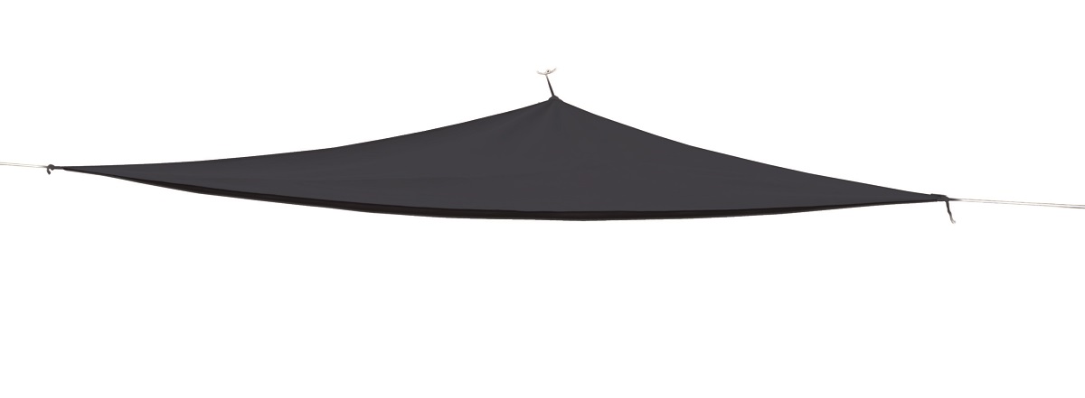 Sonnensegel 3x3 m UV30+ Sonnenschutz Sonnendach wasserabweisend anthrazit