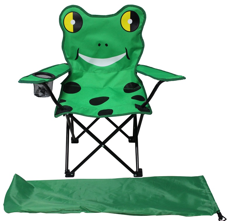 Kinder Camping Set 3tlg. Anglersessel Campingsessel Campingtisch faltbar Frosch