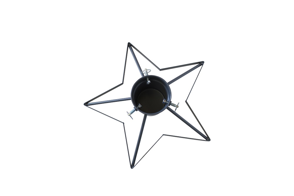Weihnachtsbaumständer Tannenbaumständer Christbaumständer Stern schwarz