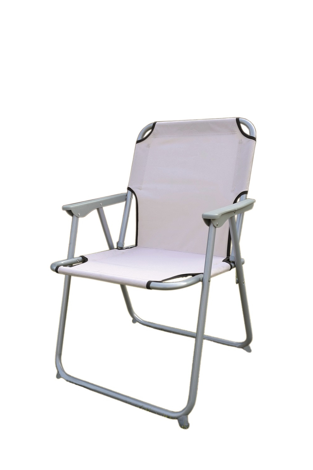 2er-Set Klapp-Campingstuhl Gartenstuhl Festival Strandstuhl Angelstuhl Beige