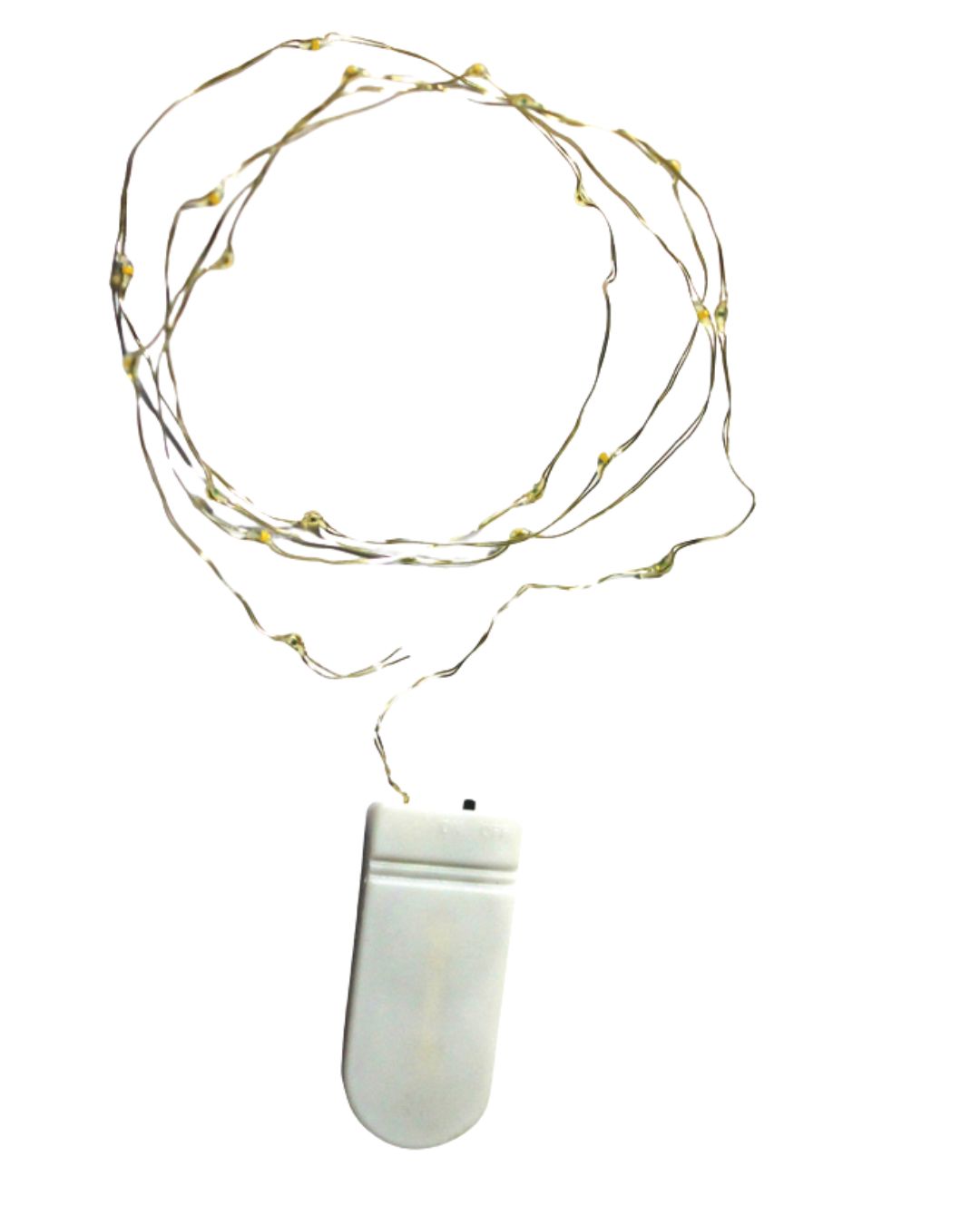 2x 50er LED Lichterkette Set Batteriekette Kupferkabel Wasser Beleuchtung Deko weiß