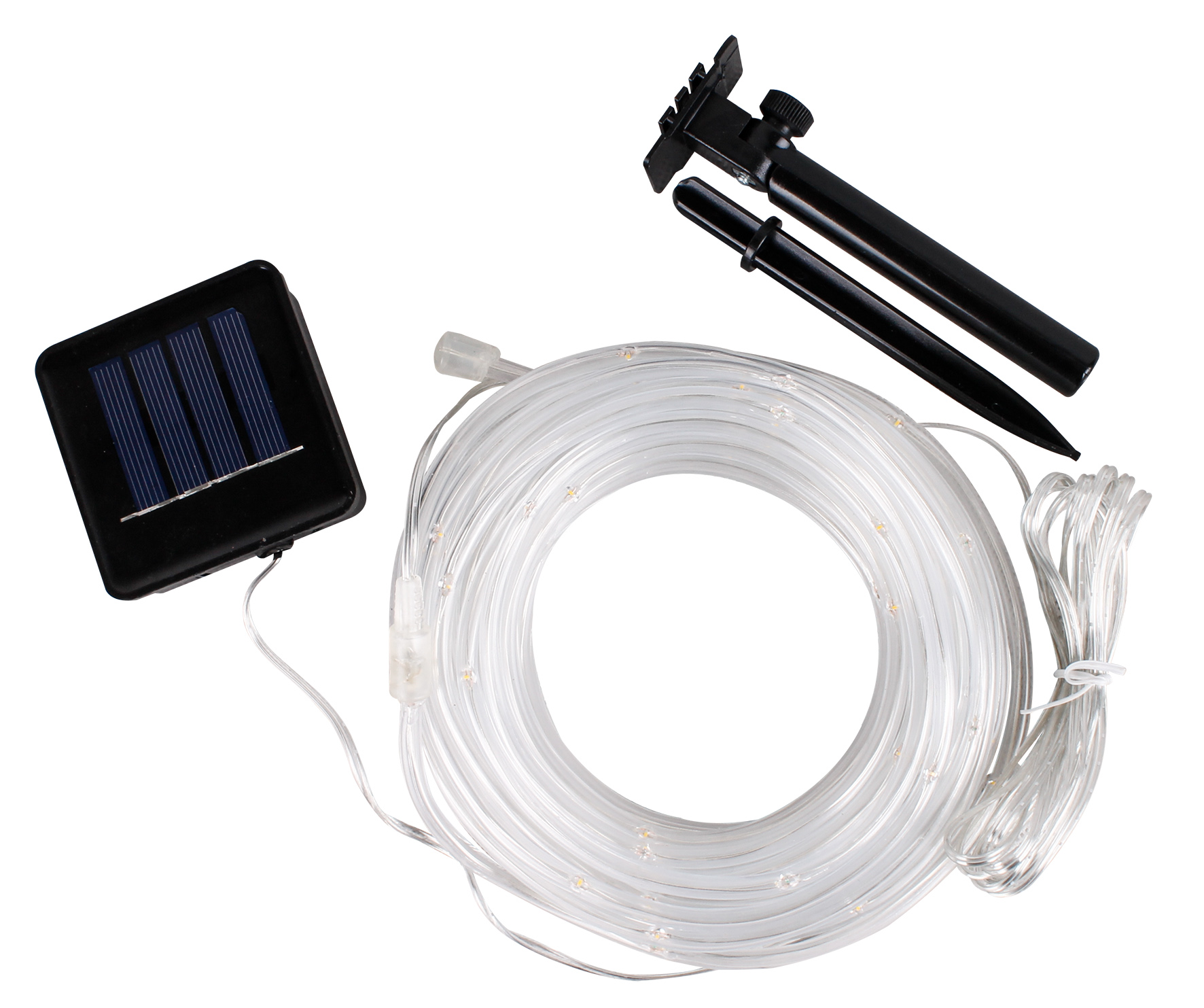 Solar 75 LED Lichterschlauch 7,5 m Außen Innen Party Lichtschlauch IP44 warmweiß