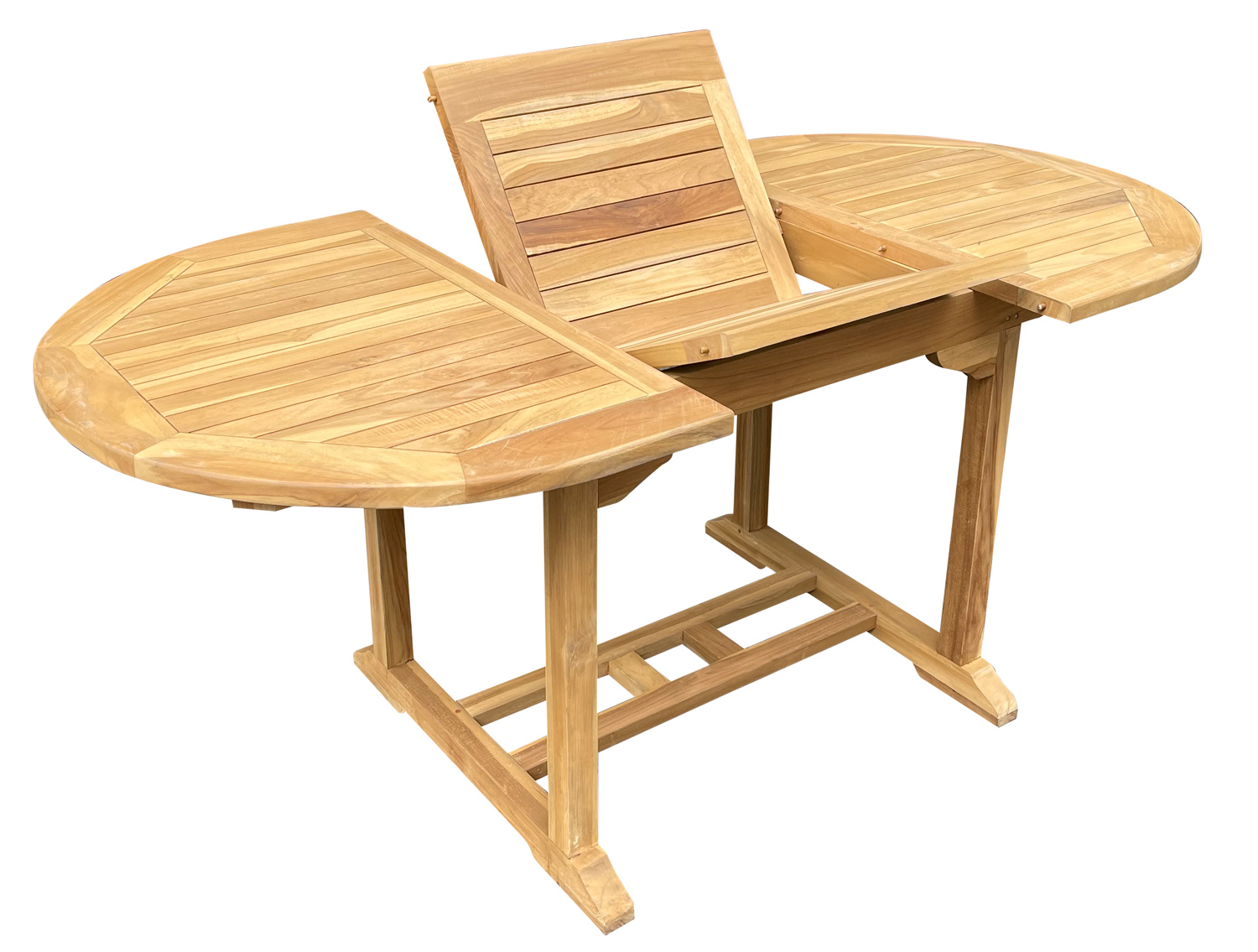 Teak Tisch Gartentisch Garten ausziehbar Esstisch Teakmöbel Holztisch 170/120cm