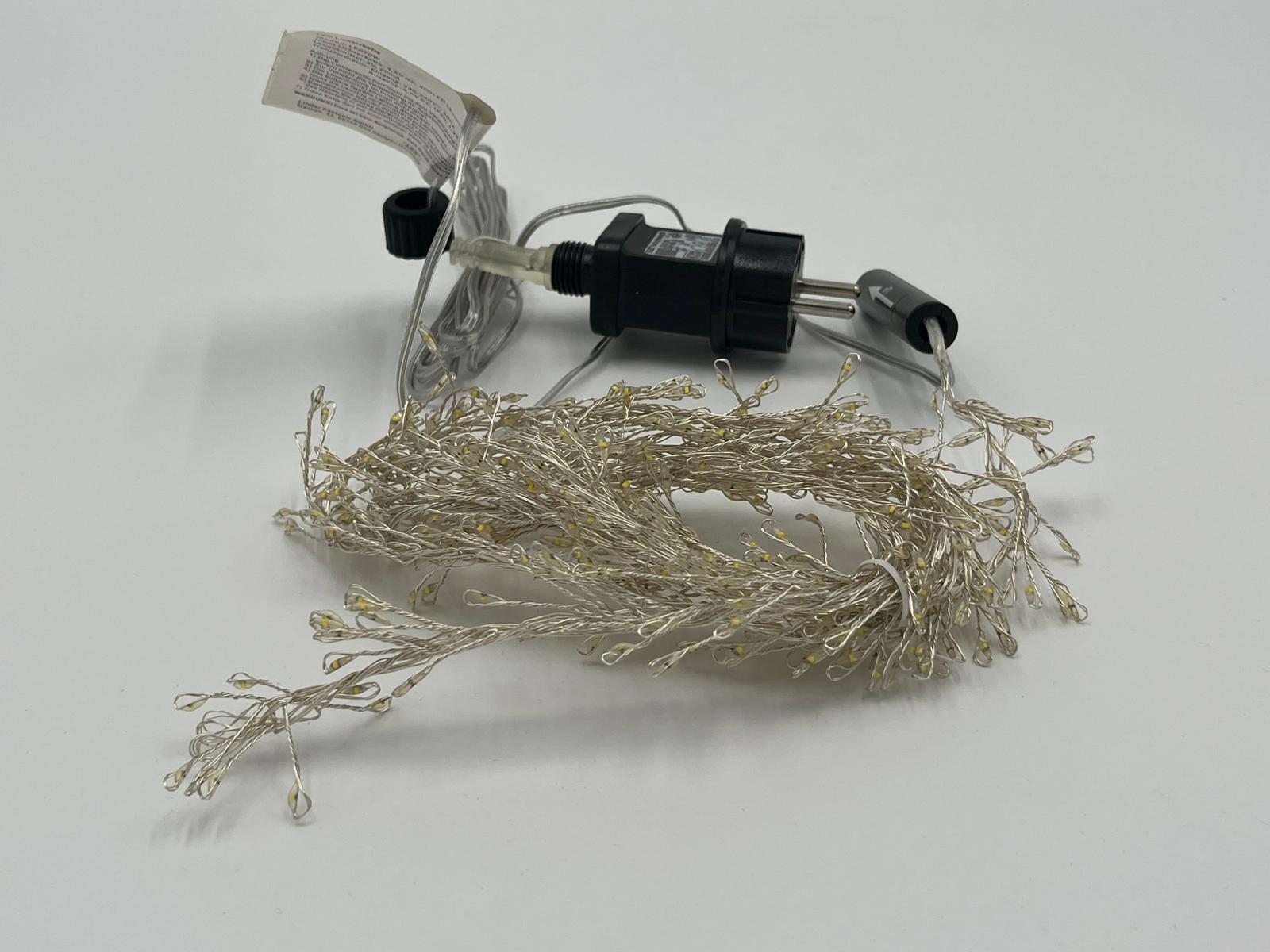 Tropfen Lichterkette 400er LED warmweiß Transformator Weihnachtsbeleuchtung