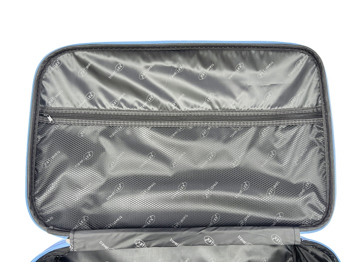 Reisekoffer Stoffkoffer Trolley Gepäck Set 3 tlg. Travel Rollkoffer Hangepäck Dunkelgrau