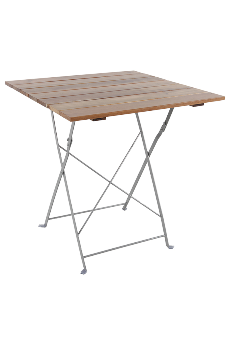 Gartentisch Biergartentisch Balkon Gartenmöbel Akazienholz klappbar 70x70 cm