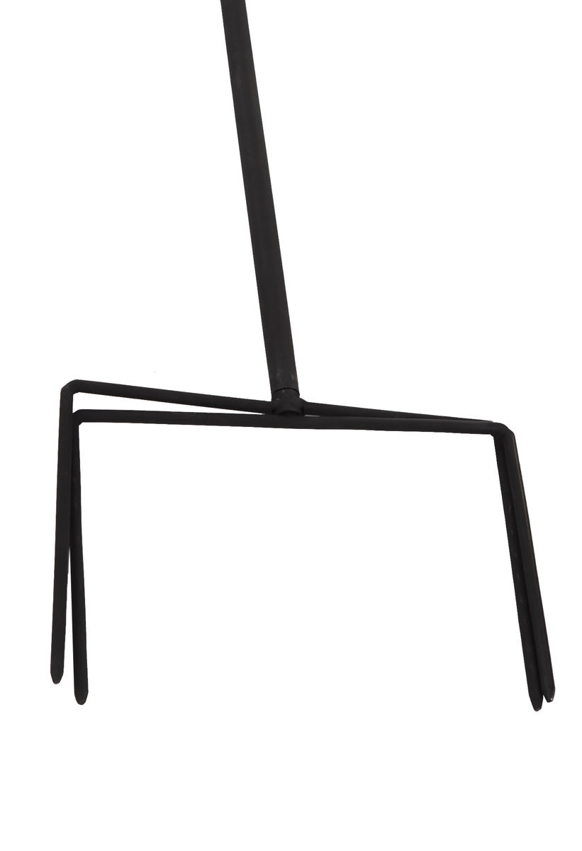 Metall Doppel Windrad 140x38cm Windspiel Gartendeko Balkon Terrasse dunkelblau hellgrün türkis