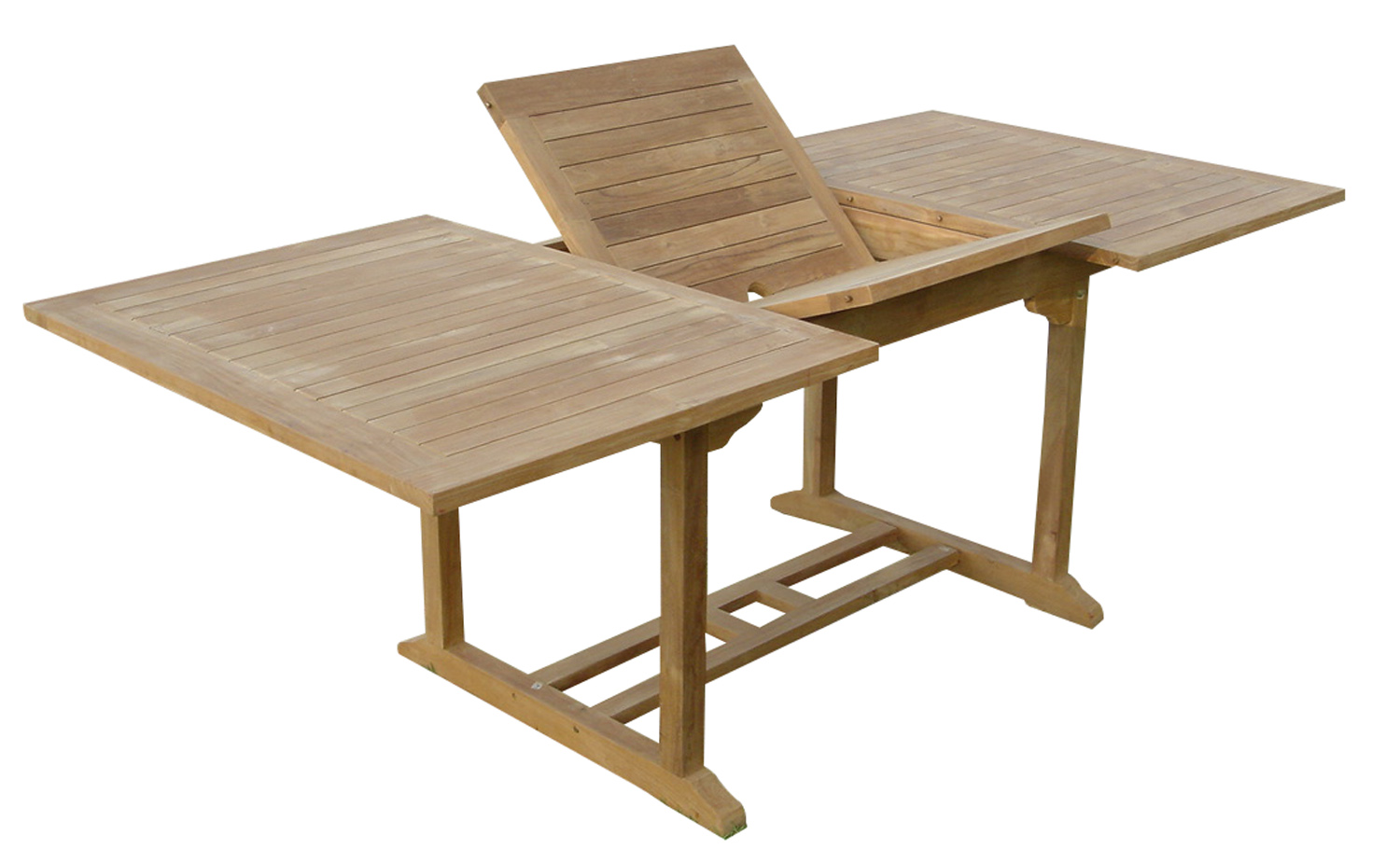 Teak Tisch Gartentisch Garten ausziehbar Esstisch Holztisch rechteckig 170/120cm