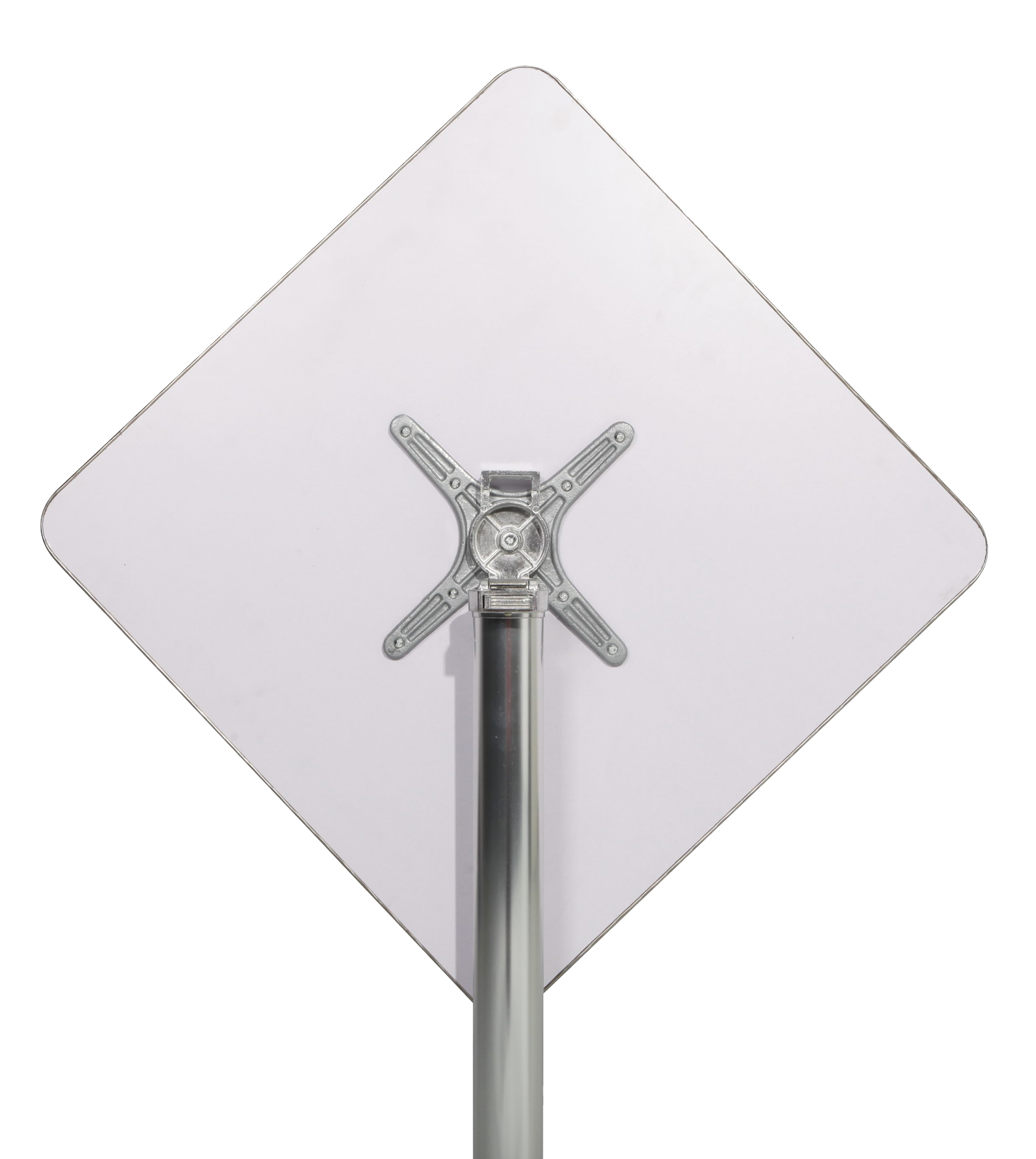 Alu Bistrotisch Balkontisch Garten Terrasse Glastisch eckig klappbar 60x60 cm