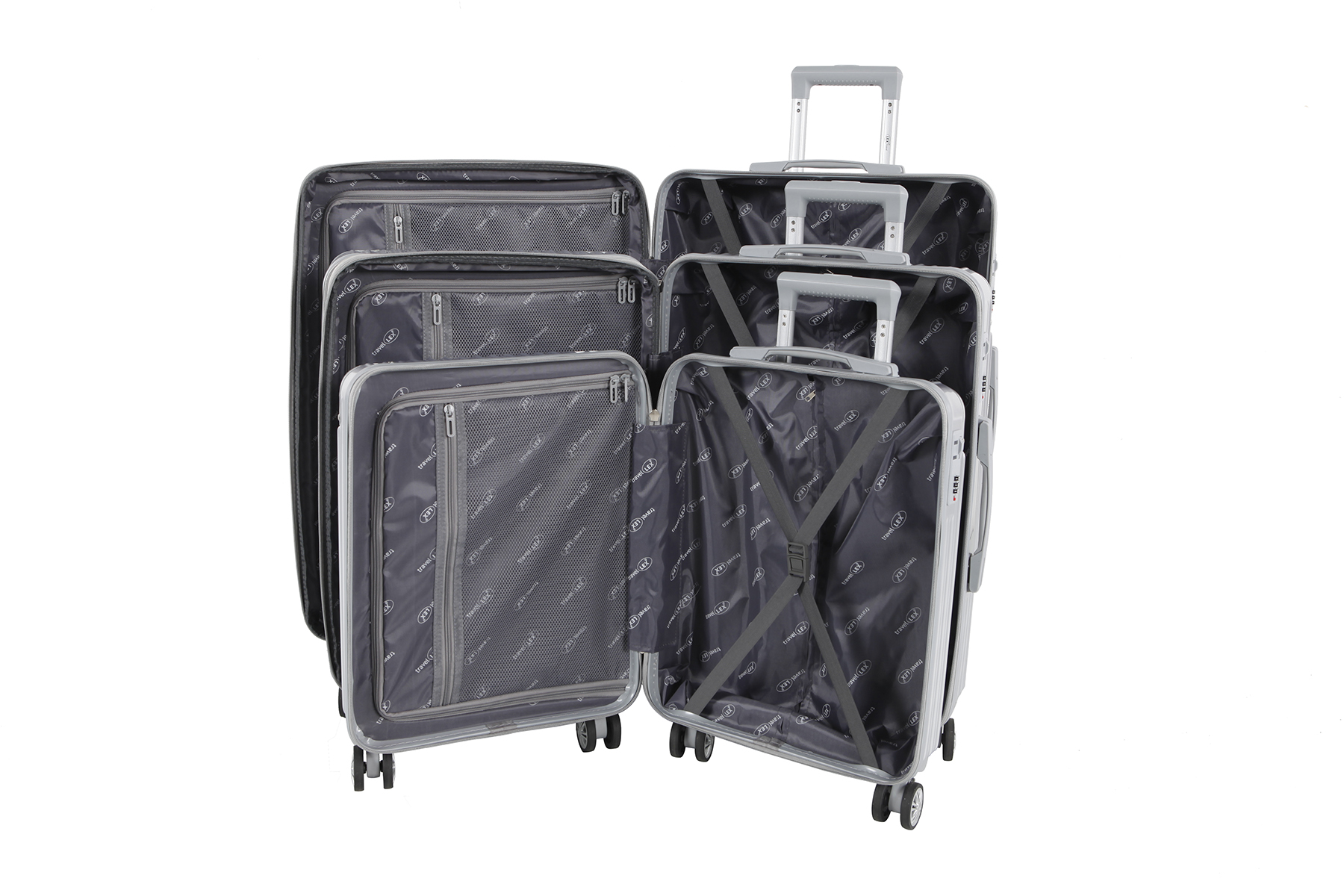 Reisekoffer Trolley Gepäck Set 3 tlg. Travel Rollkoffer Handgepäck