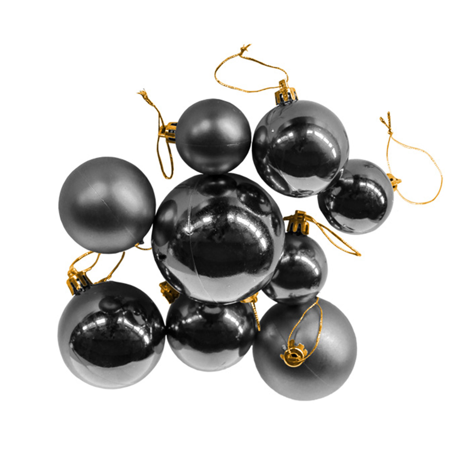 Christbaumkugeln 30 Stück silber Weihnachtskugeln Box Weihnachtsdeko Baumschmuck