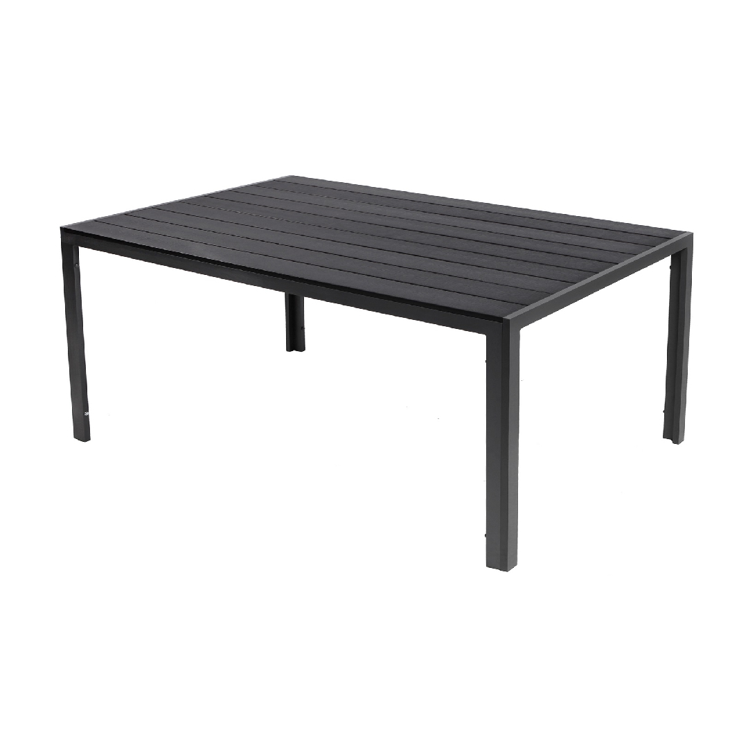 Aluminium XL Gartentisch Esstisch Balkontisch Gartenmöbel Non-Wood 150x80 cm