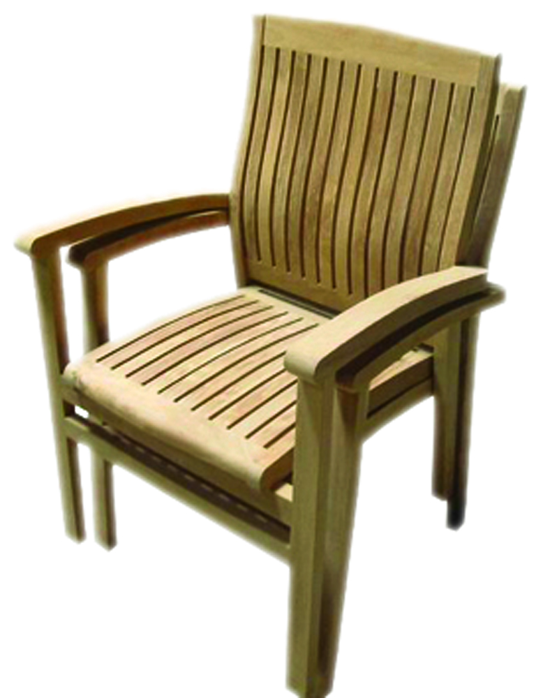 Teak Gartensitzgruppe Teakholz 6xSessel Tisch 180x90 cm Gartenmöbel Esszimmer