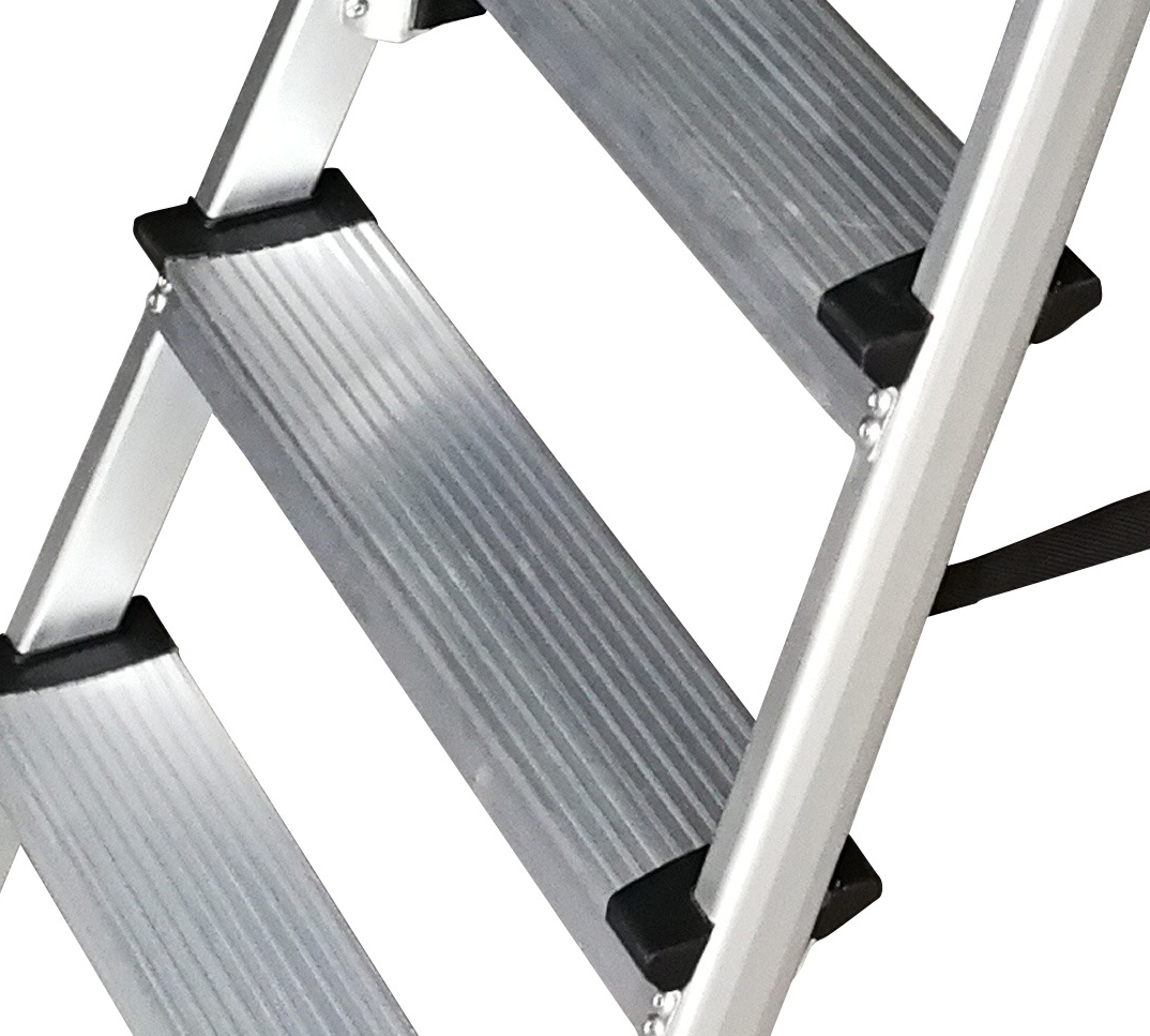 Alu Trittleiter Aluleiter Klapptritt Haushaltsleiter 5 stufig 103cm klappbar