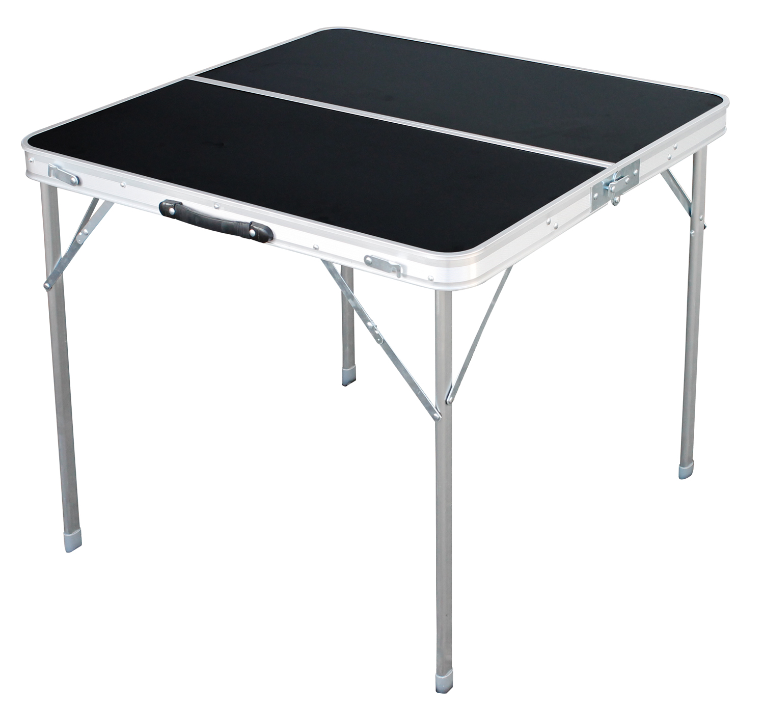 Alu Campingtisch Picknicktisch Klapptisch Koffertisch Garten Tragegriff 80x80 cm