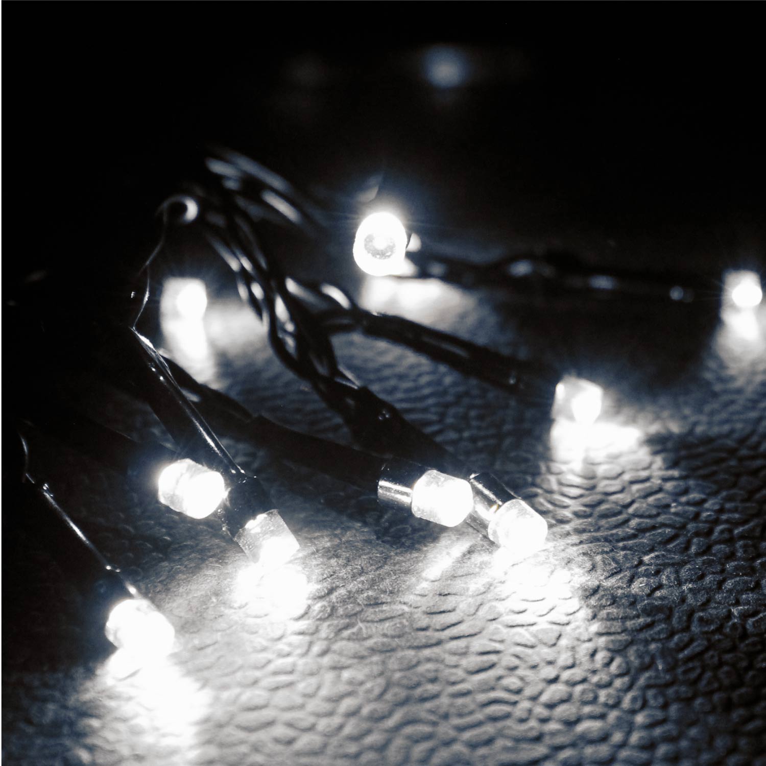 Lichterkette 10er LED Batterie weiß Innen Deko Licht Weihnachtslichterkette