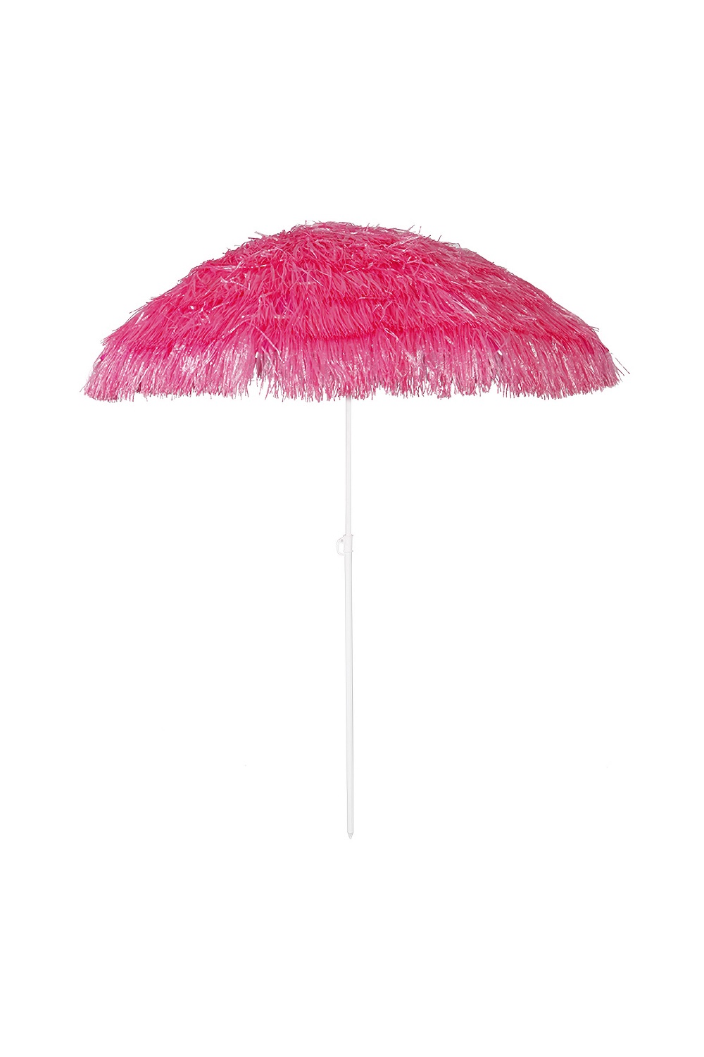 Hawaii Sonnenschirm Bastschirm Ø 160 cm UV30+ Strandschirm Knickschirm fuchsia