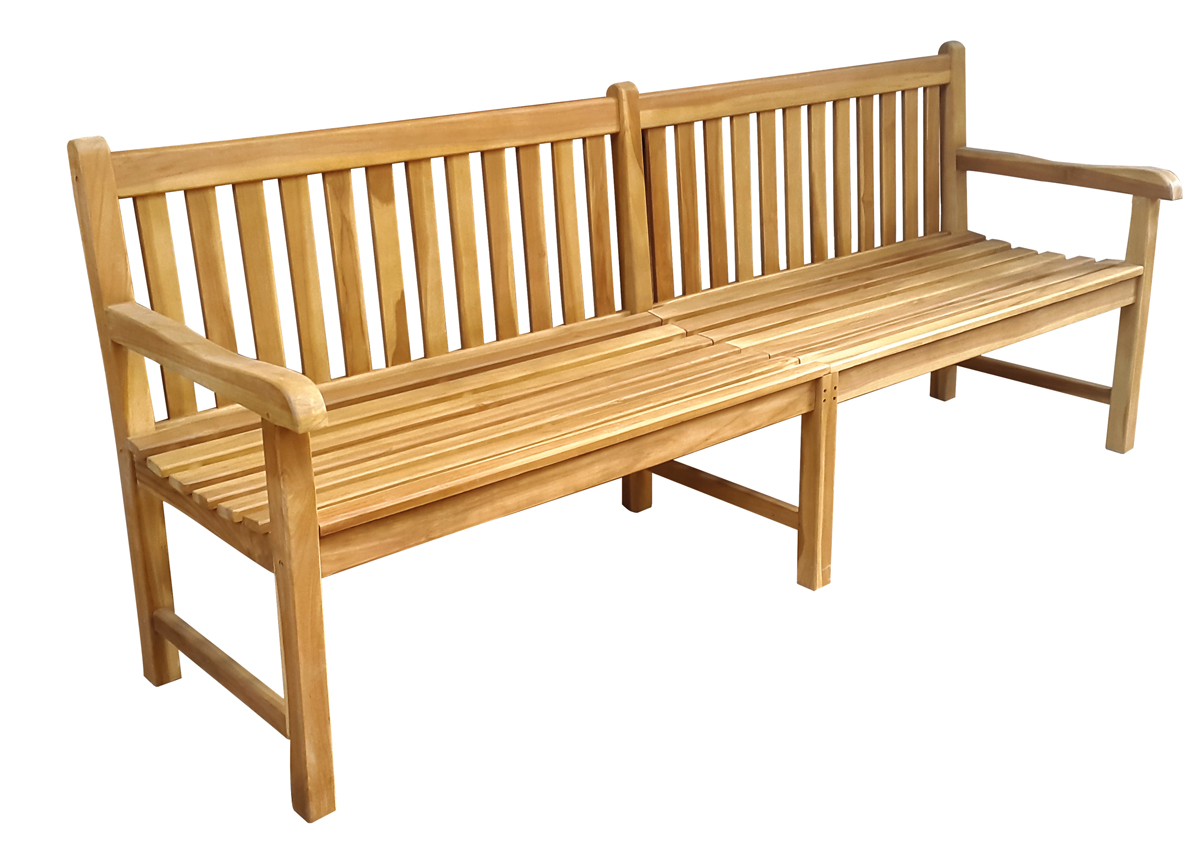 XXL Premium Teak Gartenbank Sitzbank Parkbank Holzbank Teakbank nachhaltig 200cm