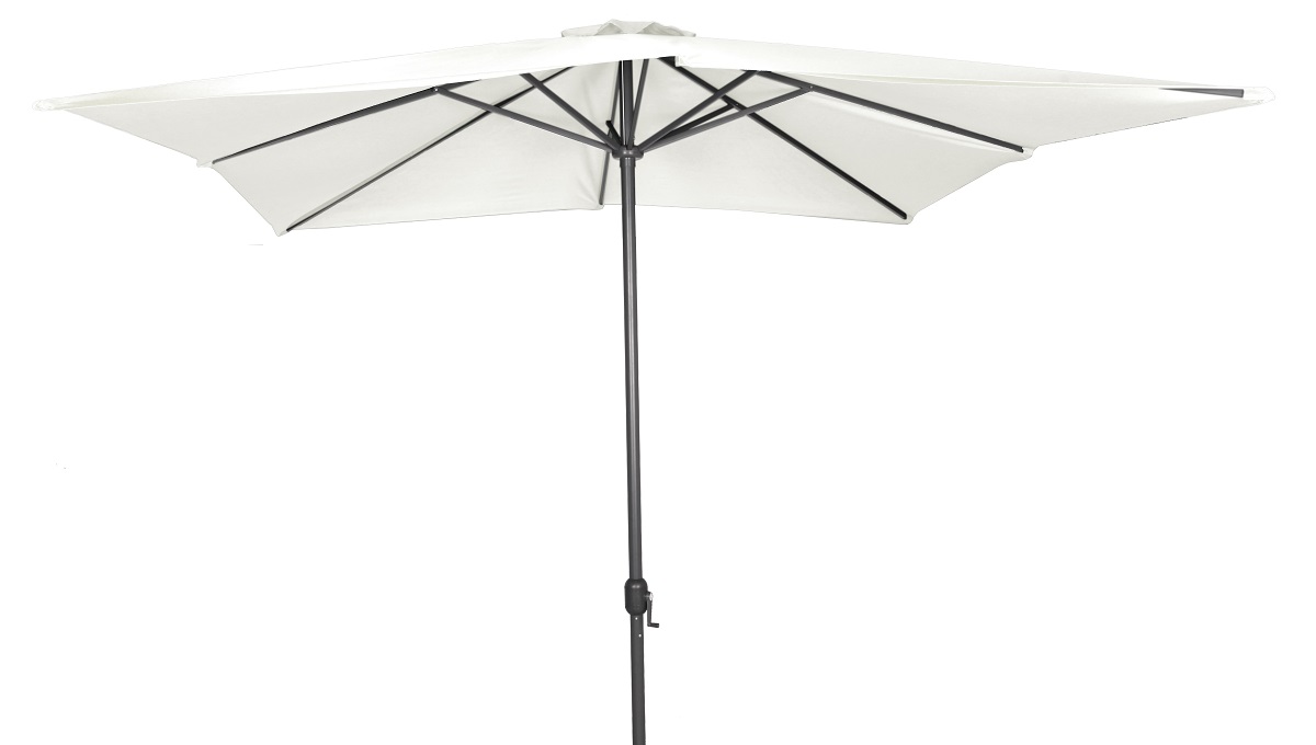 VERDELOOK Sonnenschirm Quadratisch 3x3 M – Aluminium-Gestell, Polyester-Bespannung, Wasserabweisend