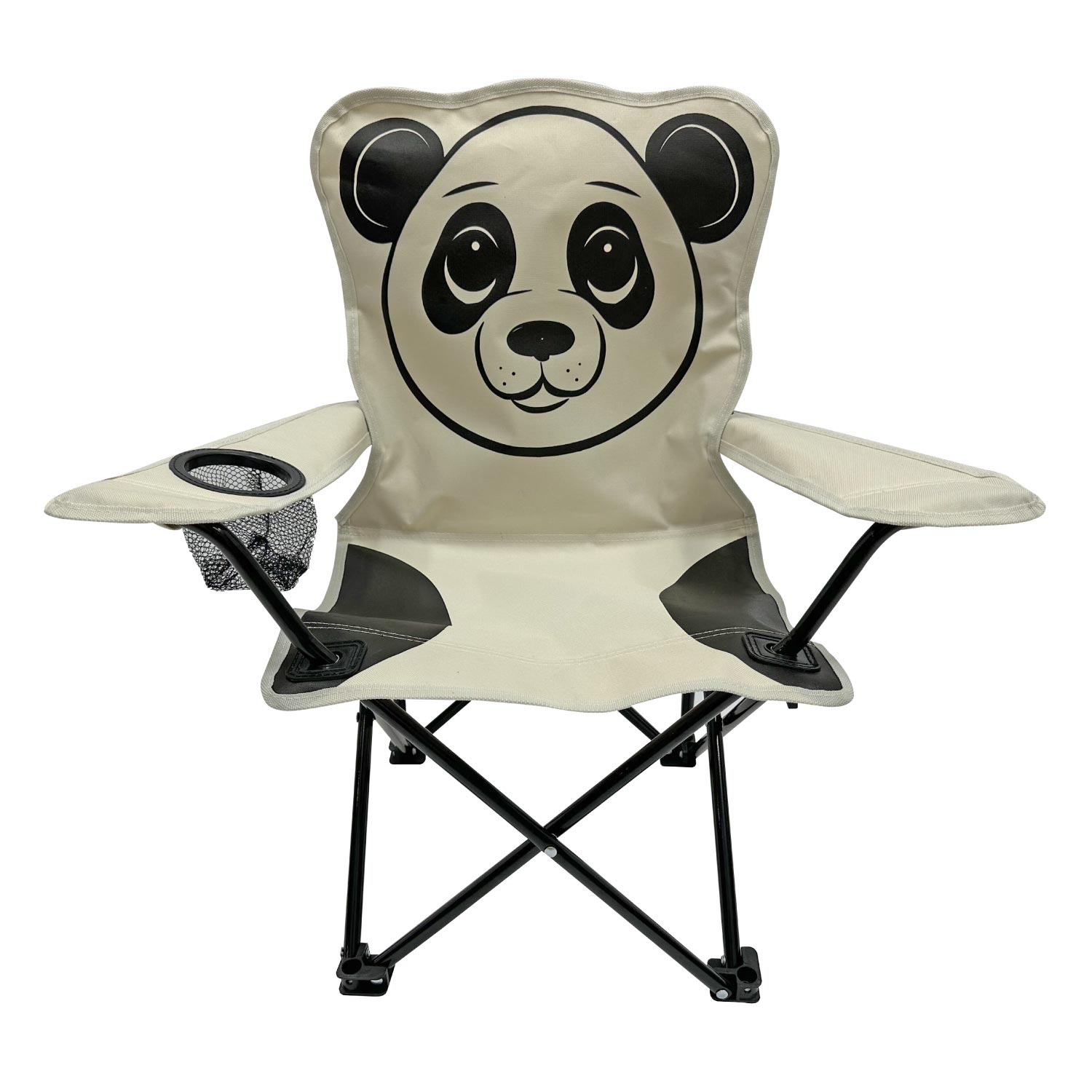 Kinder Anglersessel m. Getränkehalter Garten Campingstuhl faltbar Panda